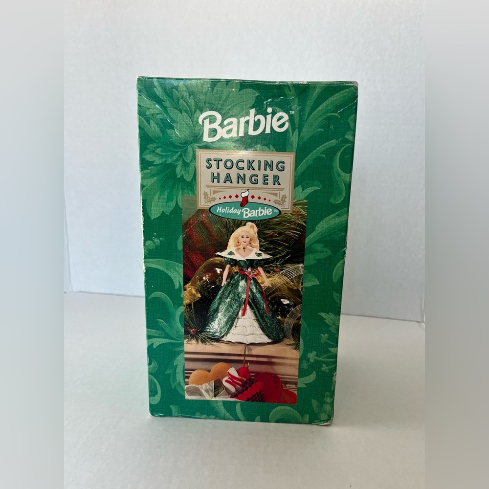 Vintage Hallmark Holiday Barbie Stocking Hanger 1996
